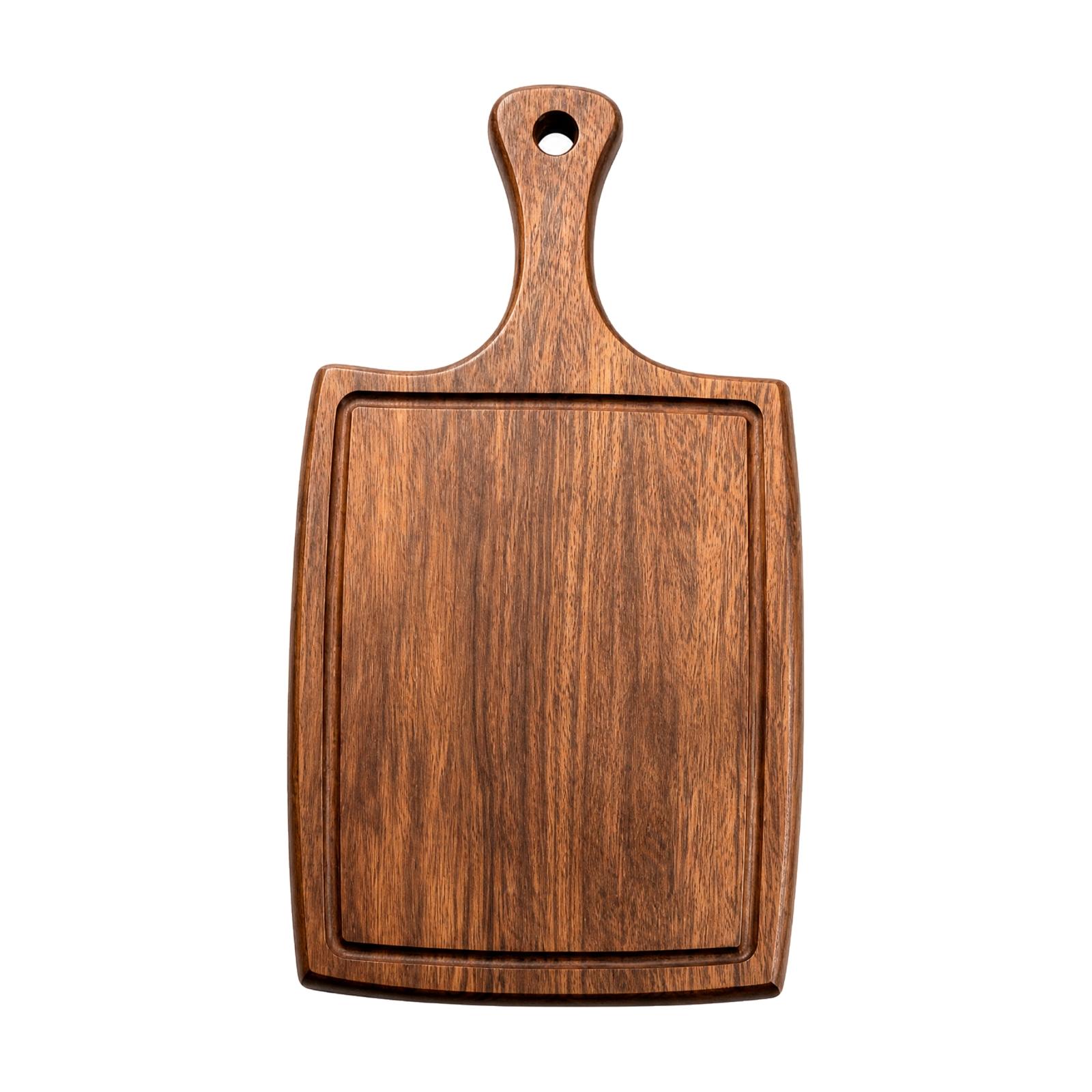Coffee Tea & Espresso Appliances - Wood Serving Tray with Hanging Hole