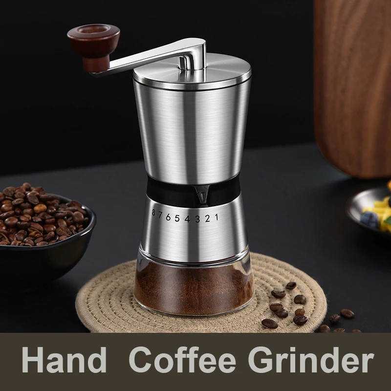 8 Adjustable Manual Coffee Gri - đánh giá và giá Burr Hand Grinder