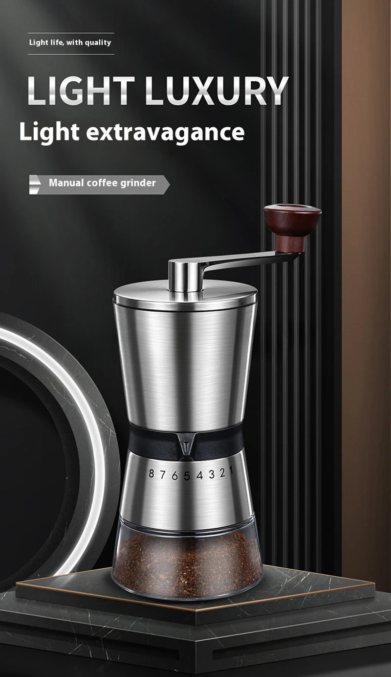 Adjustable Home Portable Coffe - đánh giá và giá Burr Hand Grinder