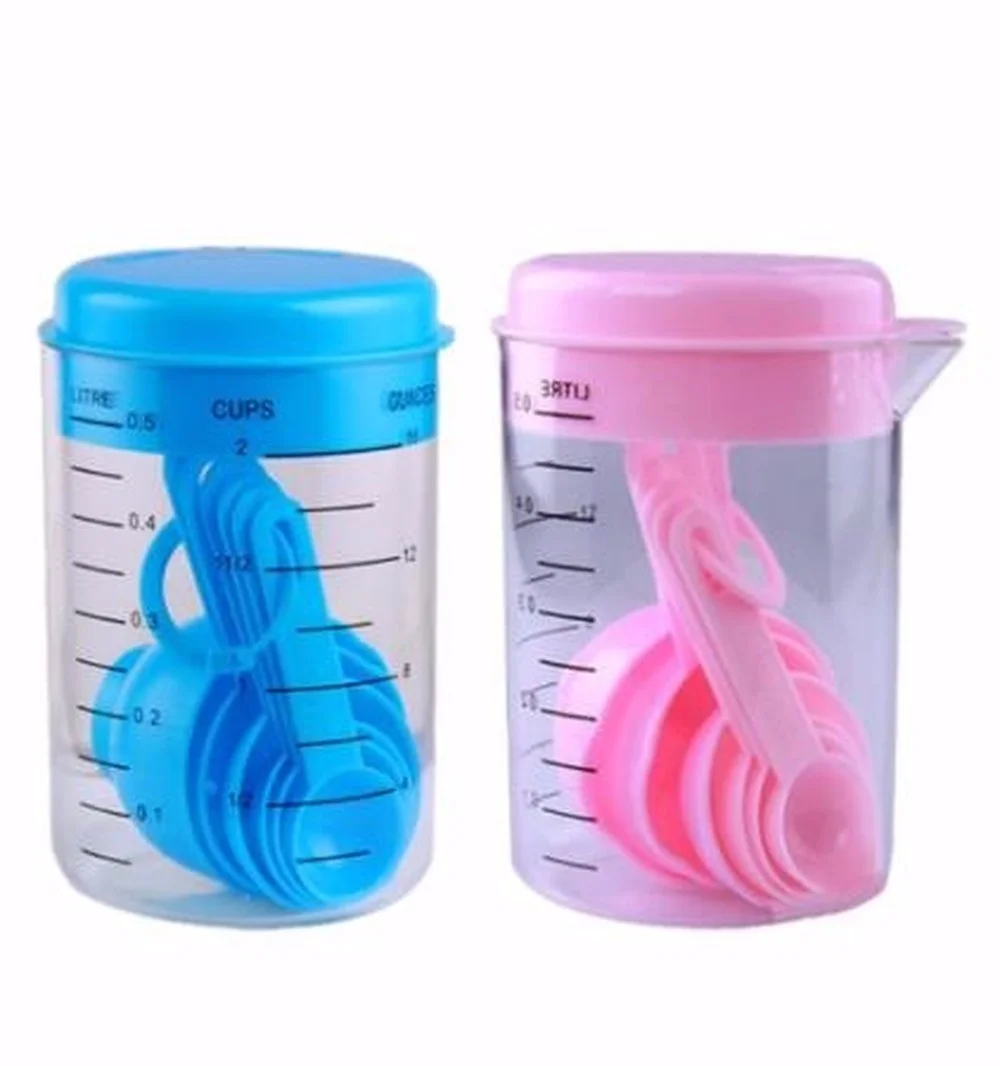 7 Cái/bộ Nhựa Cốc Đo Và Thìa C - đánh giá và giá Coffee Tea And Sugar Set