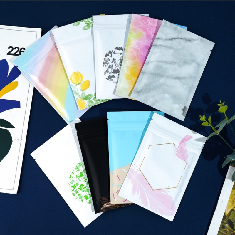 200PCS Flat Aluminum Foil Zipl - đánh giá và giá Coffee Tea Images
