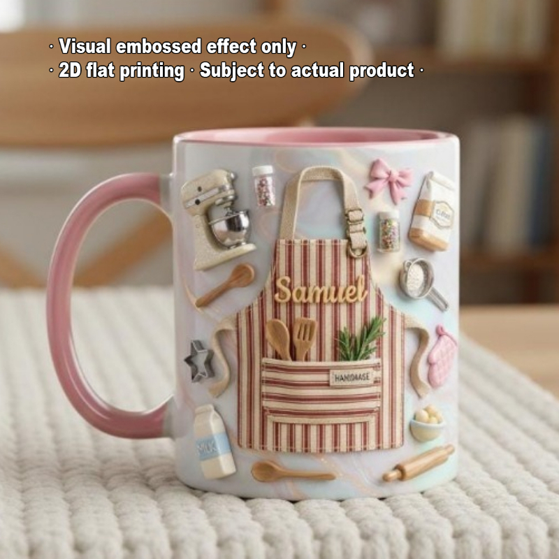 Custom Baker Mug 2D Print Pers - đánh giá và giá Coffee Tea Name