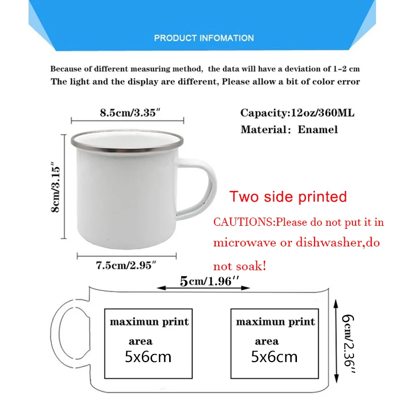 Custom Enamel Mug with Your Na - đánh giá và giá Coffee Tea Name