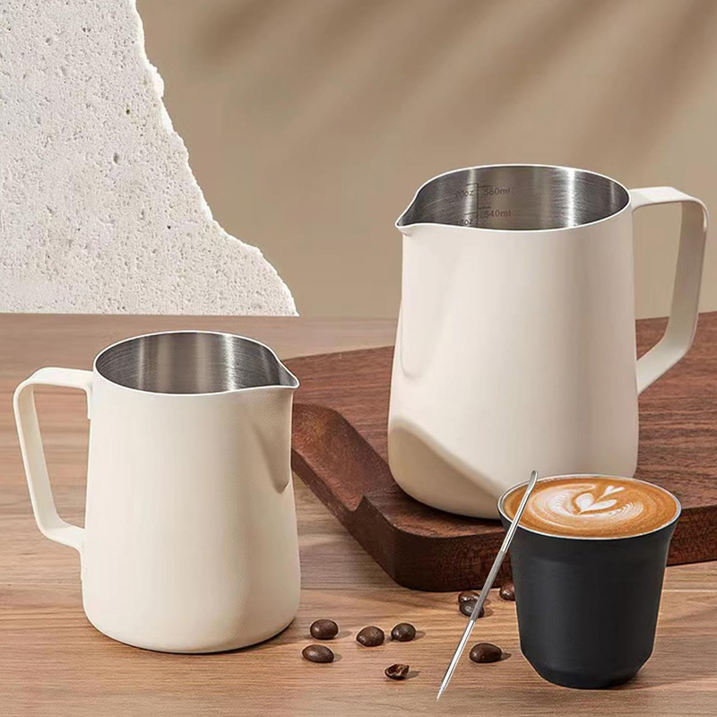 Milk Jug Stainless Steel Measu - đánh giá và giá Barista Milk Jug