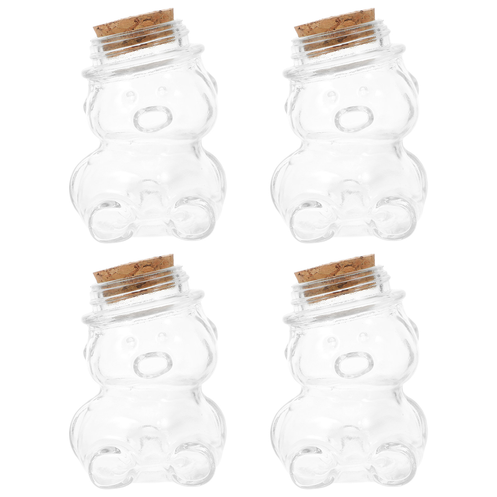 4Pcs Transparent Glass Candy J - đánh giá và giá Coffee Tea And Sugar Set