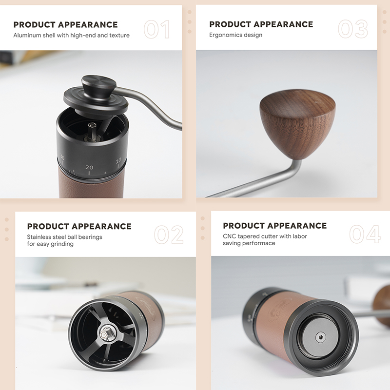 icafilas Manual Coffee Grinder - đánh giá và giá Burr Hand Grinder