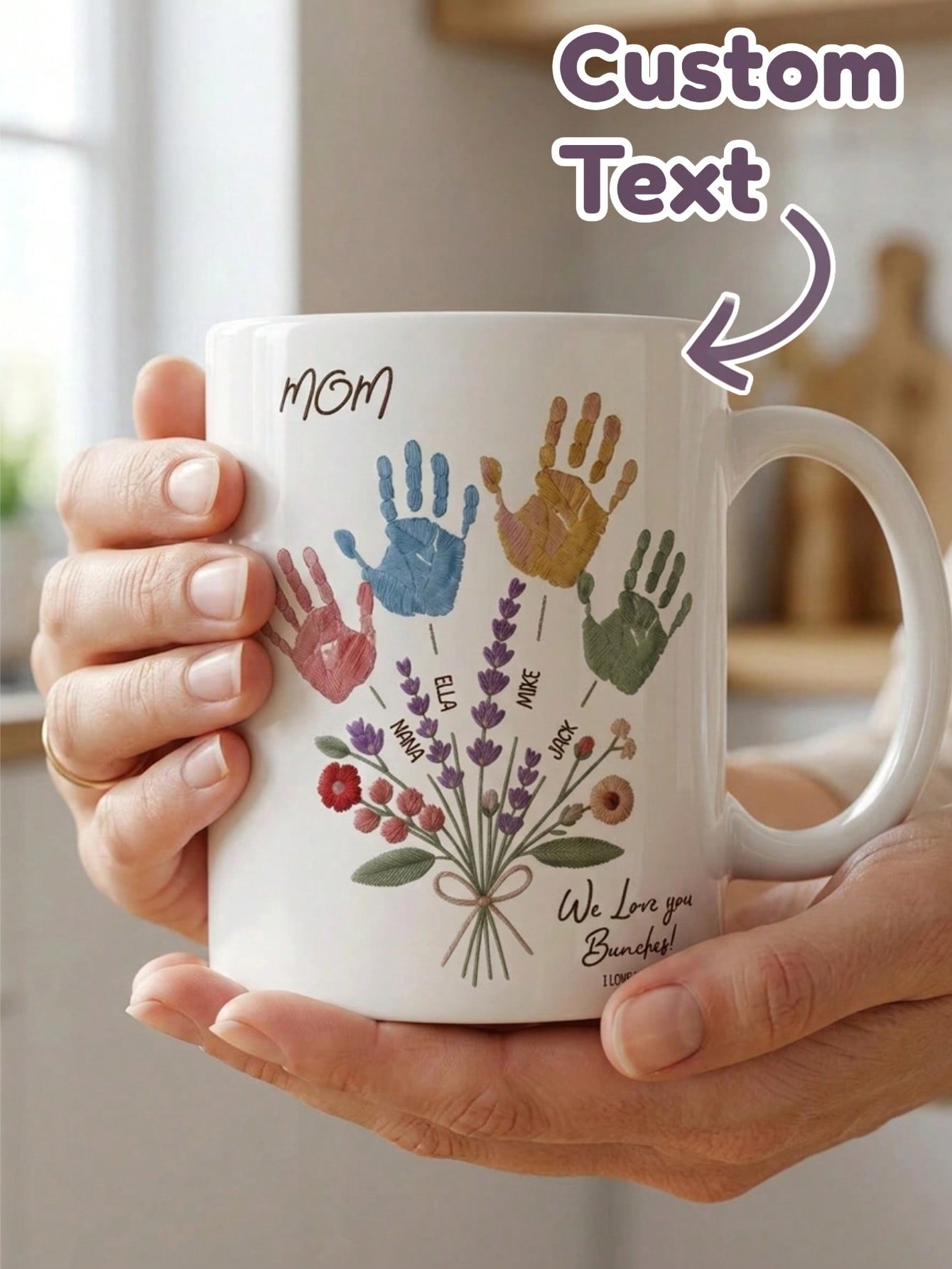 1 Set Custom Text Name Mug Han - đánh giá và giá Coffee Tea Name