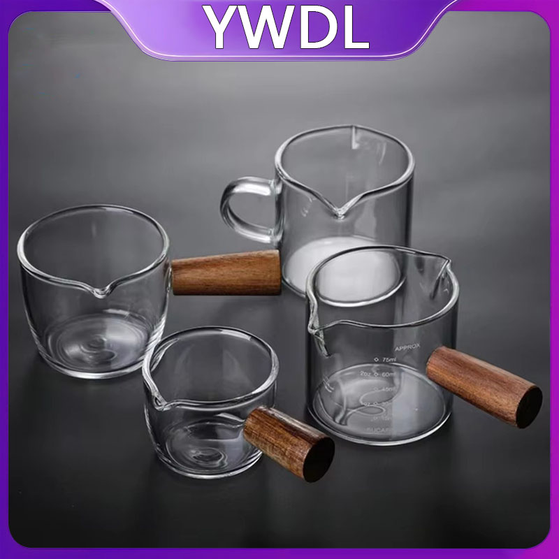 50/75/100/140Ml Tay Cầm Gỗ Kín - đánh giá và giá Barista Milk Jug