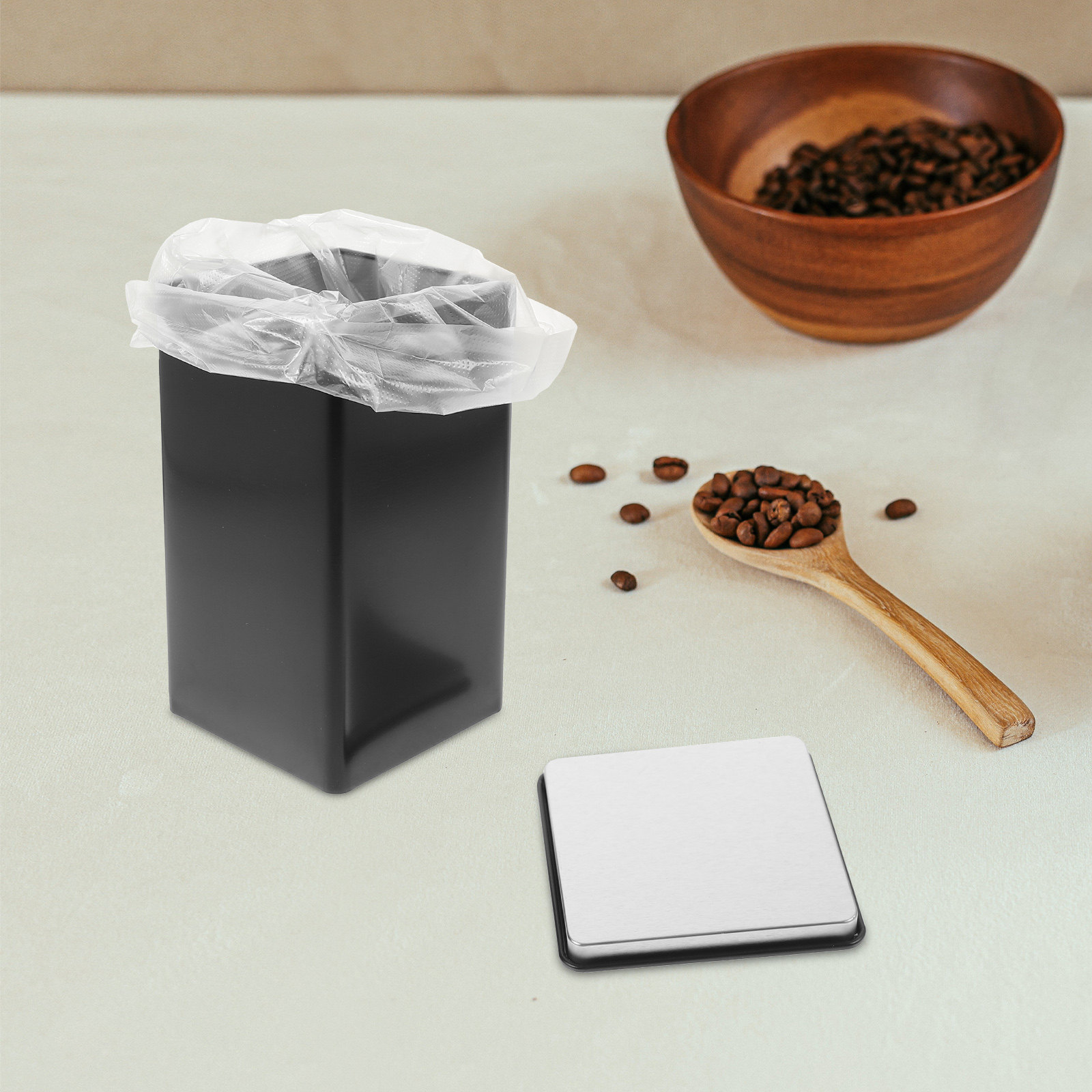 4Pcs Storage Jars Large Mouth  - đánh giá và giá Coffee Tea Sugar