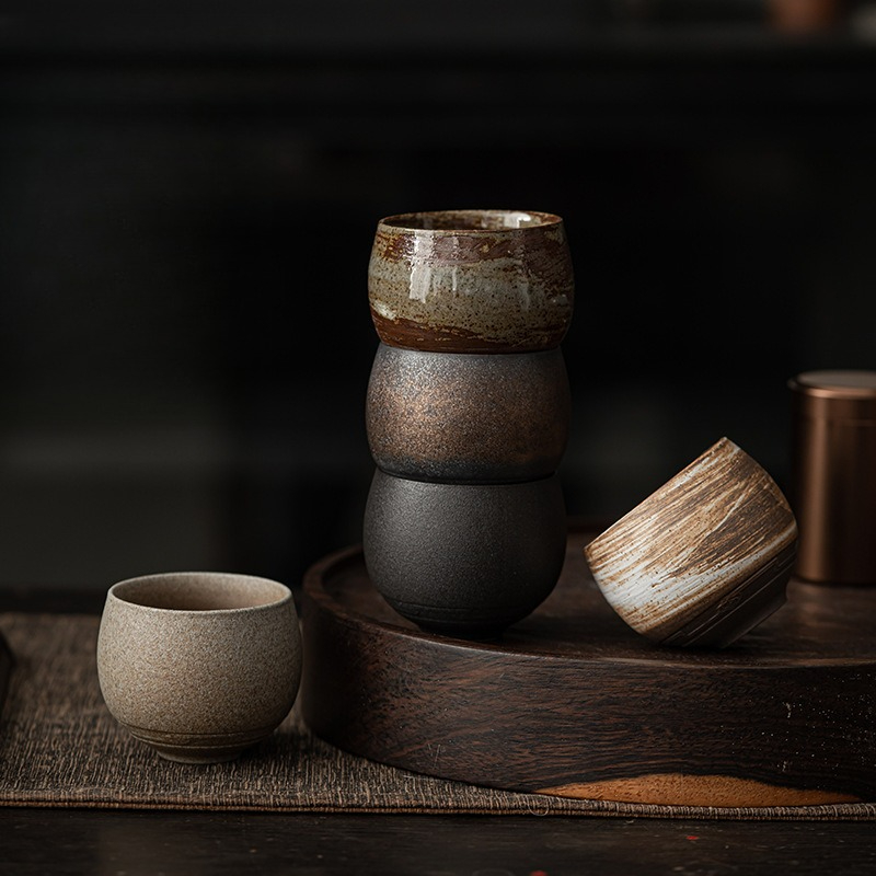 Kung Fu Tea Set Japanese Stone - đánh giá và giá Coffee Tea And Sugar Set
