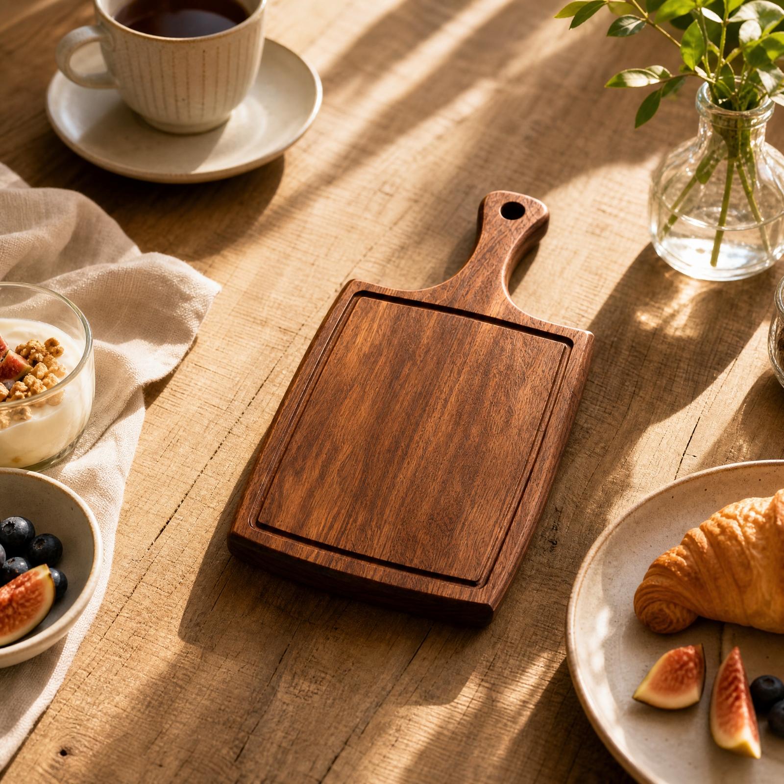 Wood Serving Tray with Hanging - đánh giá và giá Coffee Tea & Espresso Appliances
