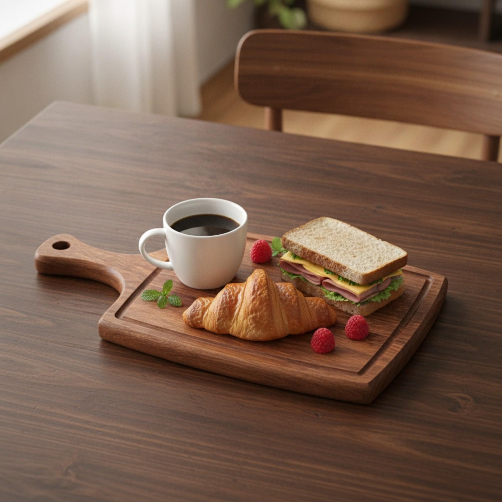 Wood Serving Tray with Hanging - đánh giá và giá Coffee Tea & Espresso Appliances